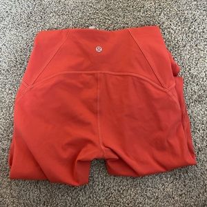 lululemon orange leggings